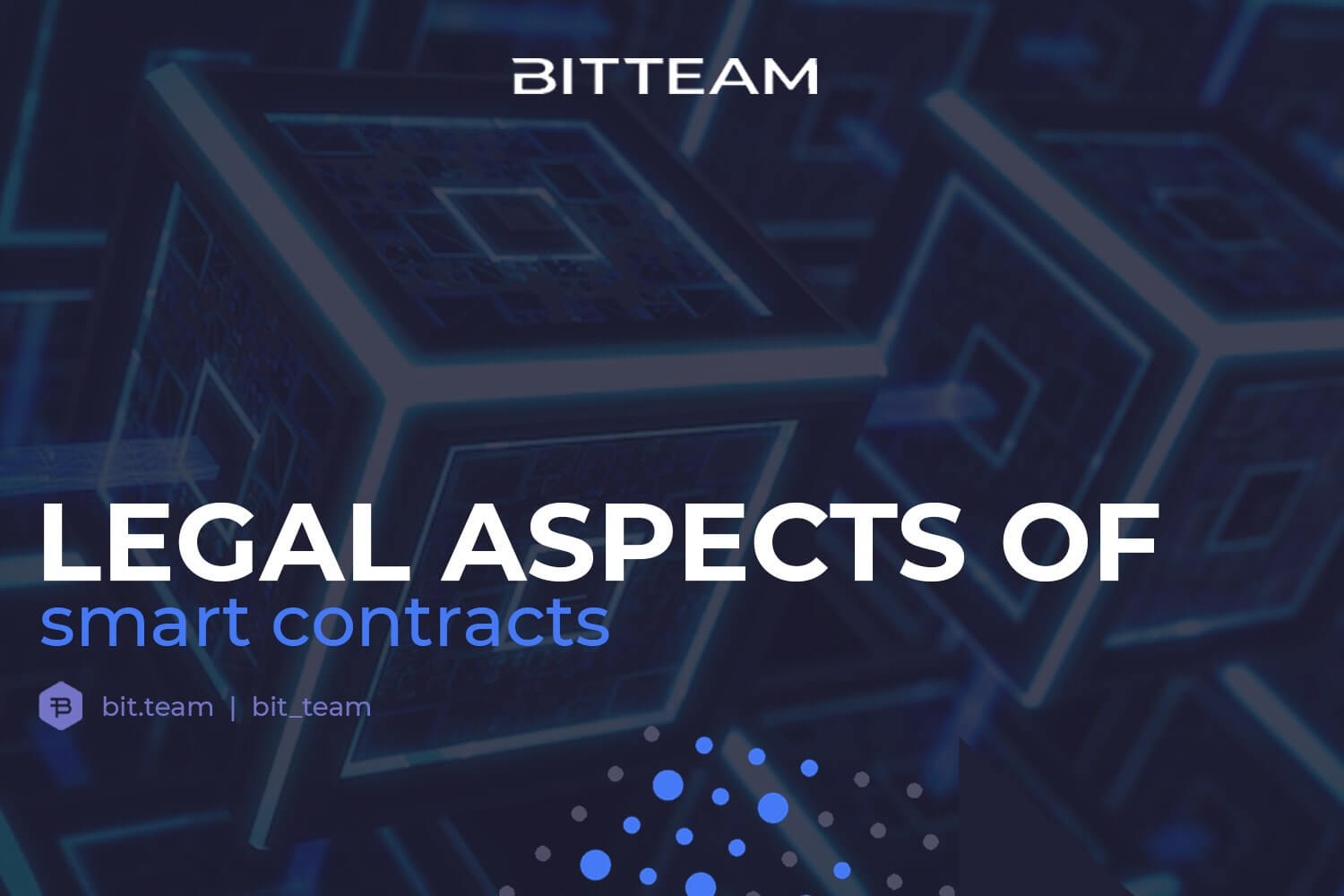 Legal aspects of smart contracts use